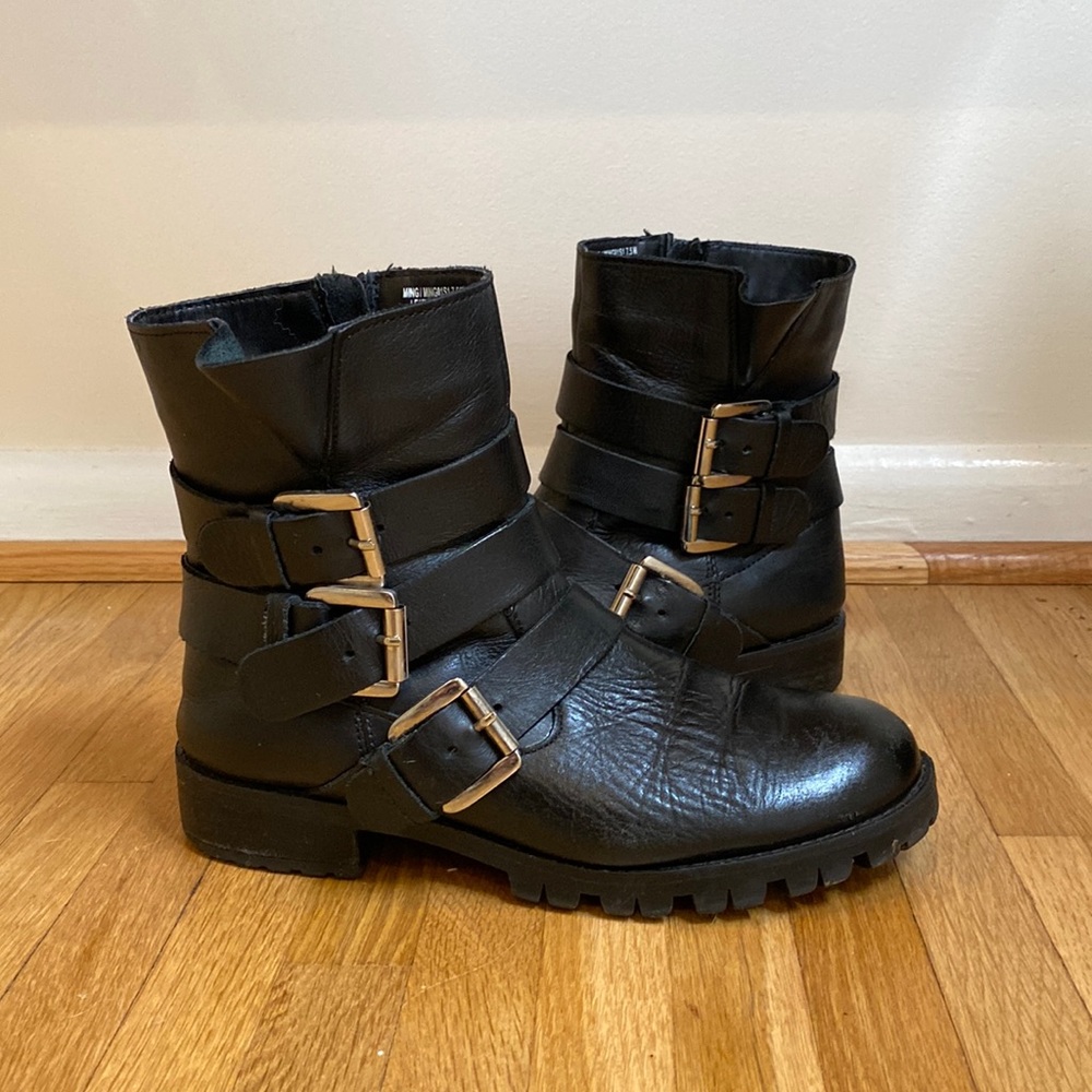 Steve Madden Ming Motorcycle Booties